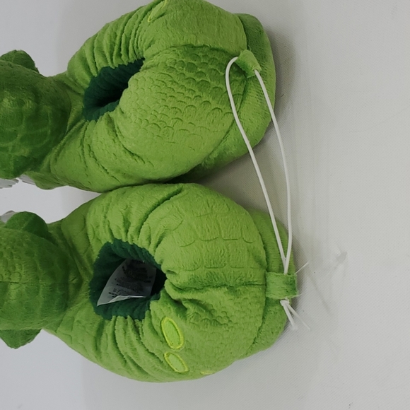 Disney Pixar Rex Dinosaur plush kids slippers US 7/8 - Picture 5 of 9